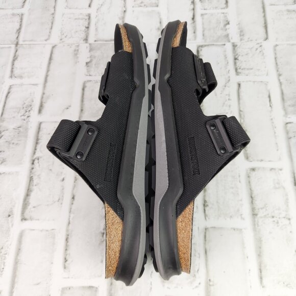 Birkenstock Atacama Mens Sz 10 EU 43 Black Outdoor Trail Sandal Futura Birkoflor - Picture 7 of 11